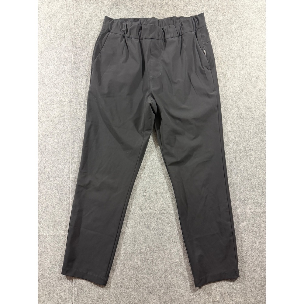 Vuori Women's Miles Ankle Pant Black Size 8 Performance Stretch Active VW404
